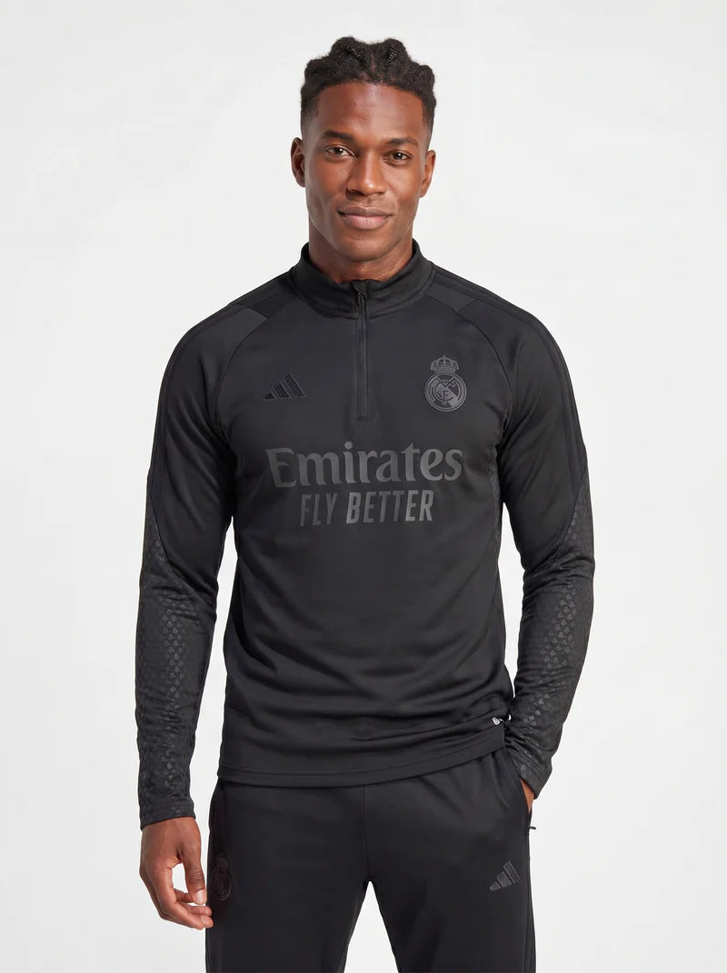  Real Madrid トレーニングウェア ブラック REAL MADRID BLACK TRACKSUIT – JerseyDept