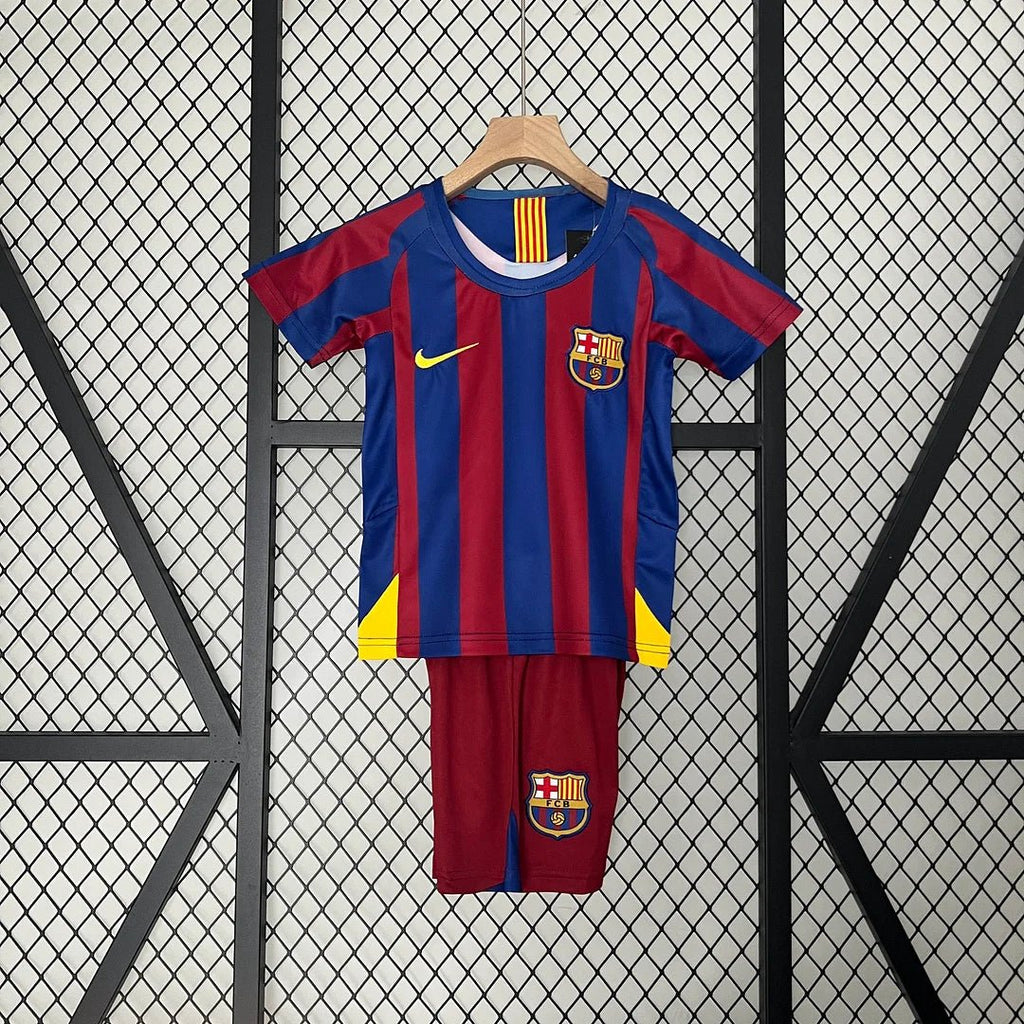 Barca 2005 Home Jersey Kids