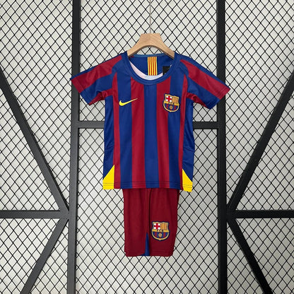 Barca 2005 Home Jersey Kids