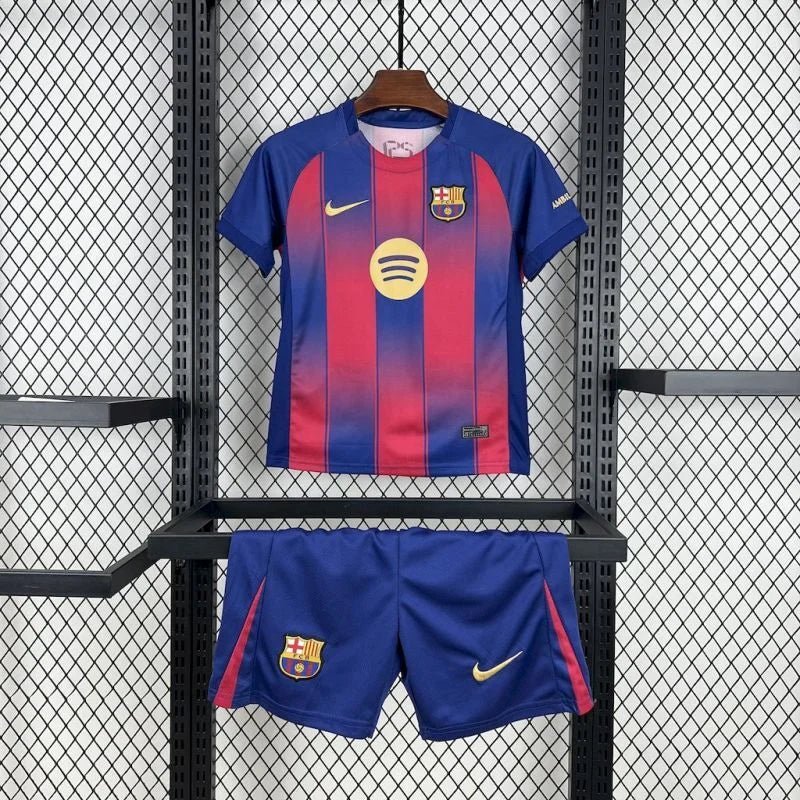 Barca 2025 Home Jersey Kids