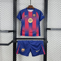 Barca 2025 Home Jersey Kids