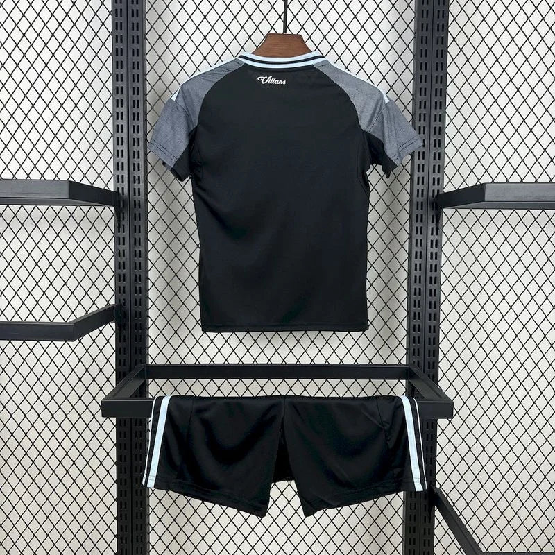 Aston Villa 2025 Away Jersey Kids