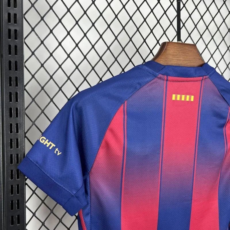 Barca 2025 Home Jersey Kids
