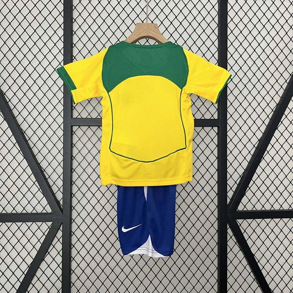 Brazil 2004 Home Jersey Kids