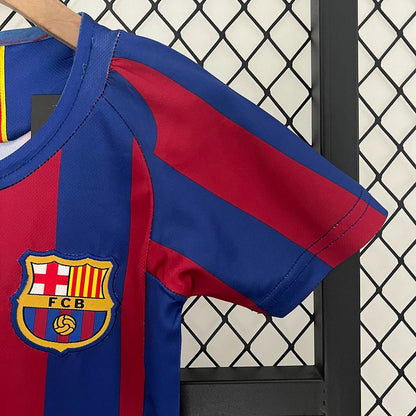 Barca 2005 Home Jersey Kids