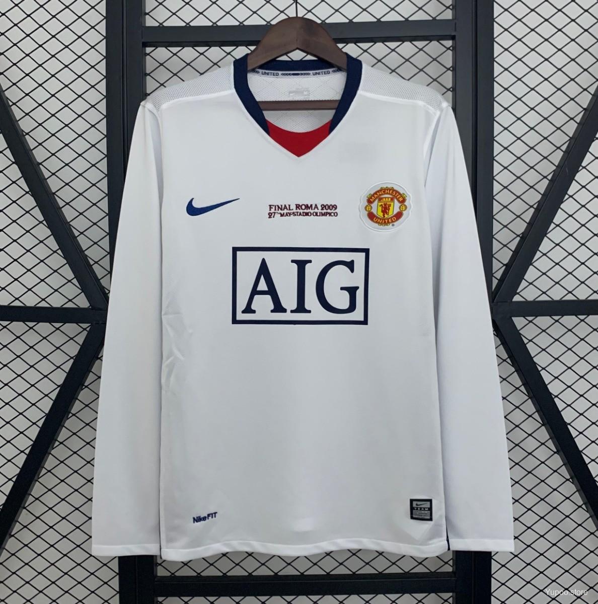 Manchester United 07/08 Auswärtstrikot langarm