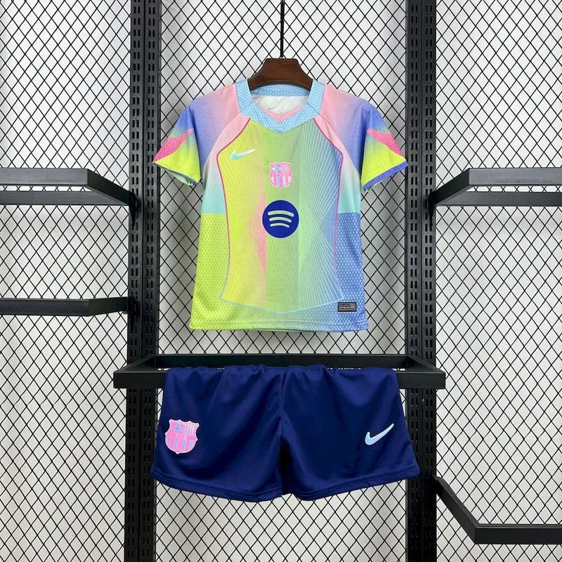 Barca 2025 Pink & Lilac Special Jersey Kids