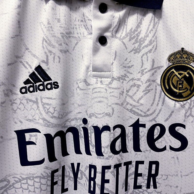 Real Madrid Chinesischer Drache Weißes Sondertrikot 22/23
