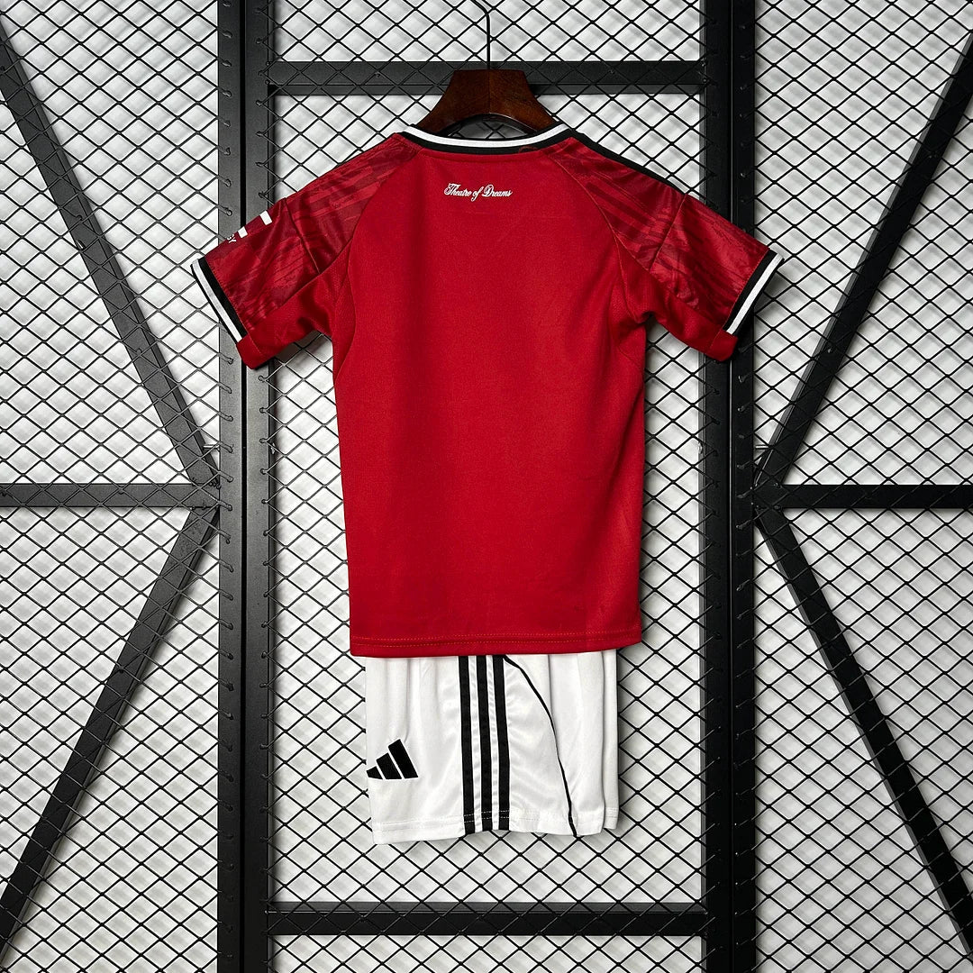 Man United 2025 Home Jersey Kids