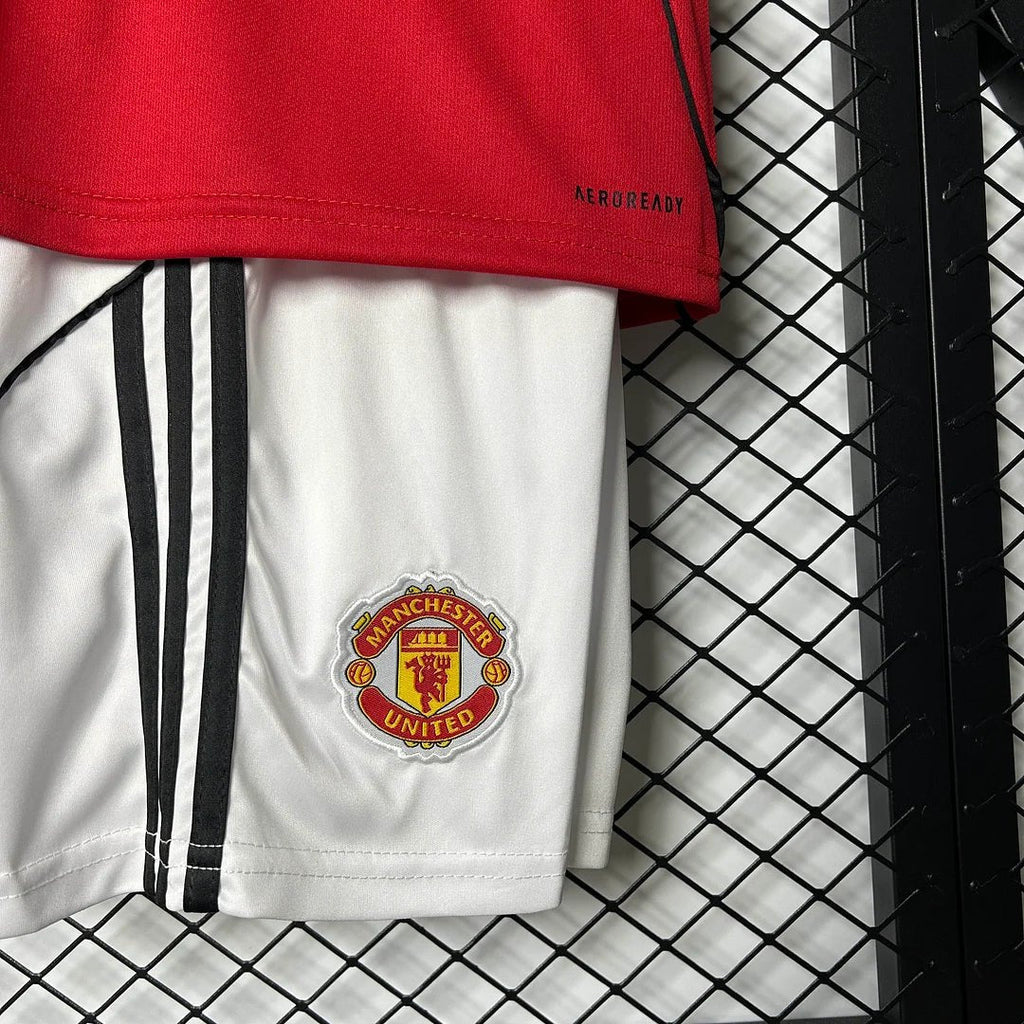 Man United 2025 Home Jersey Kids