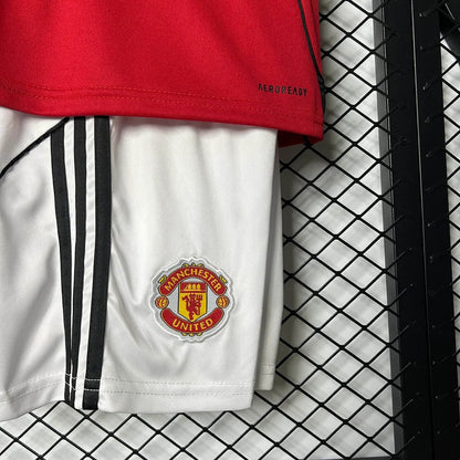 Man United 2025 Home Jersey Kids