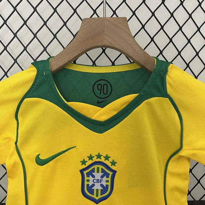 Brazil 2004 Home Jersey Kids