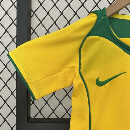 Brazil 2004 Home Jersey Kids