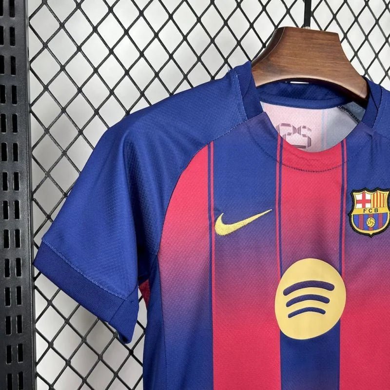Barca 2025 Home Jersey Kids