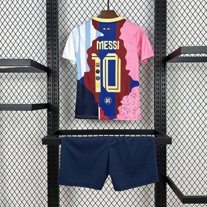 Barca 2025 Messi Legacy Jersey Kids