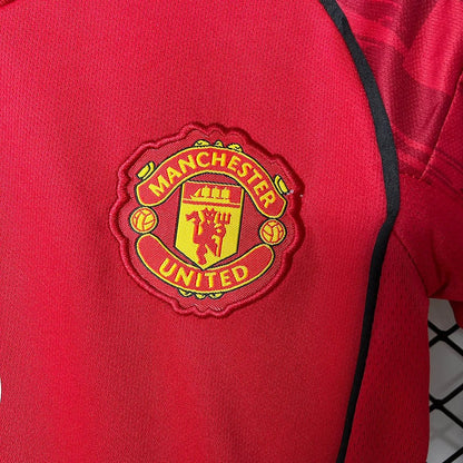 Man United 2025 Home Jersey Kids