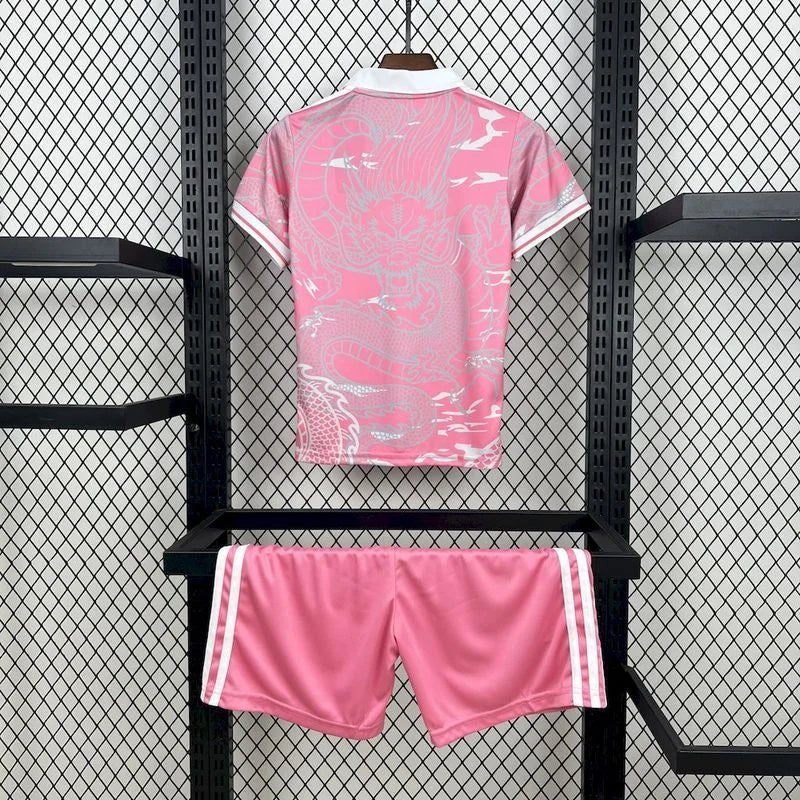 Real Madrid 2025 Special Dragon Pink Jersey Kids