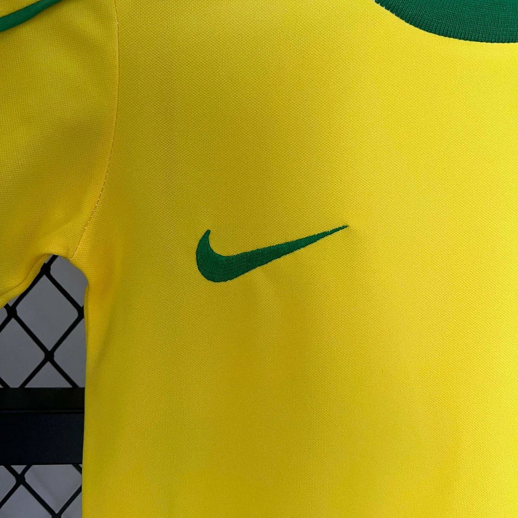 Brazil 1998 Home Jersey Kids