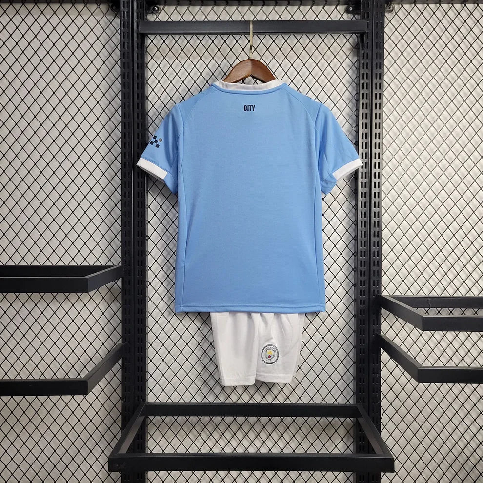Man City 2025 Home Jersey Kids
