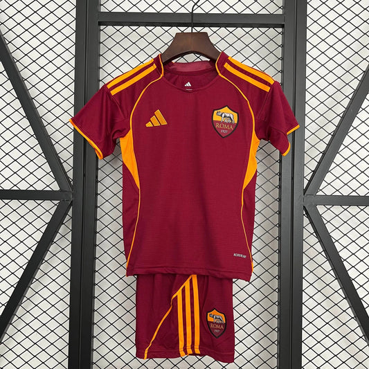 Roma 2025 Home Jersey Kids
