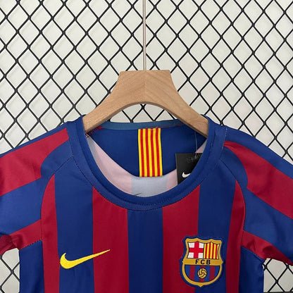 Barca 2005 Home Jersey Kids
