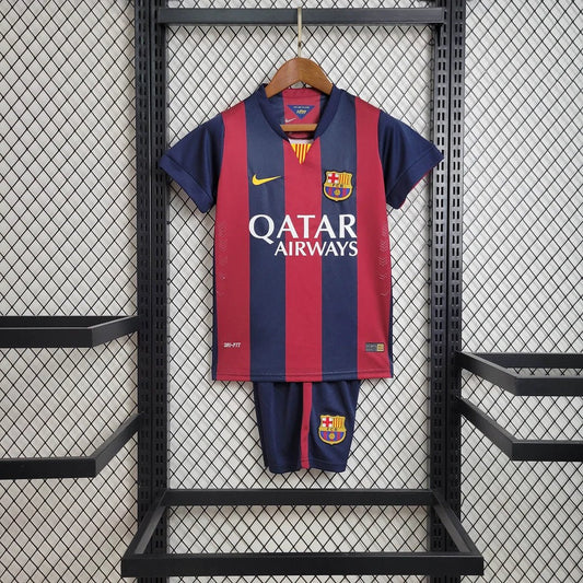 Barca 2014 Home Jersey Kids