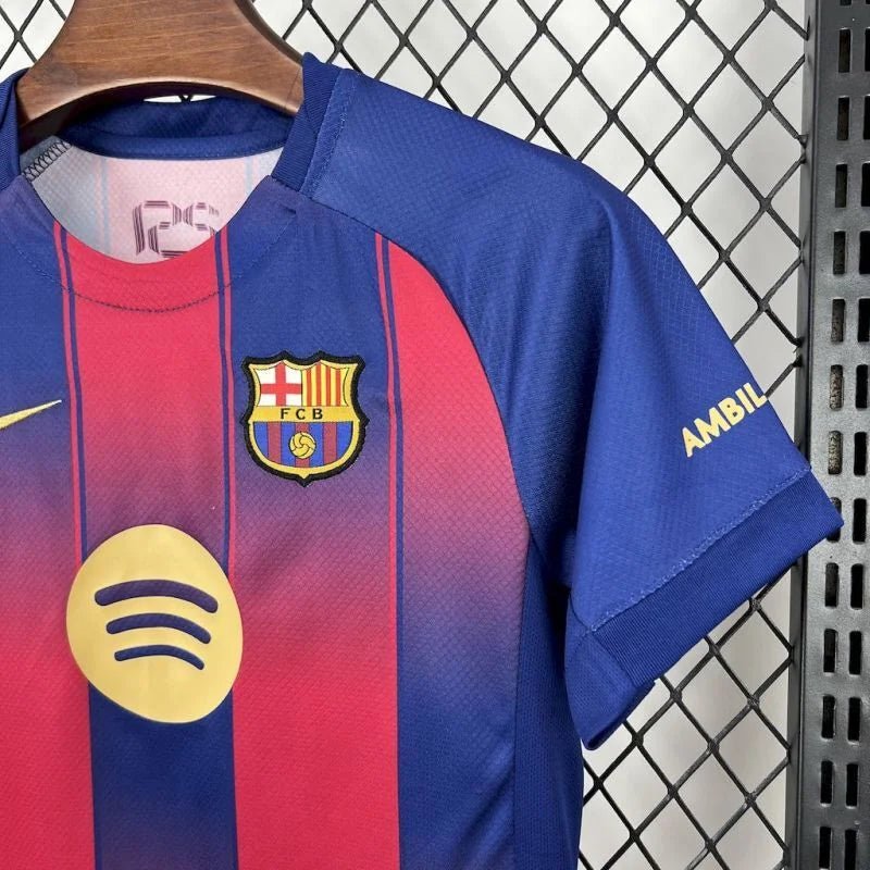 Barca 2025 Home Jersey Kids