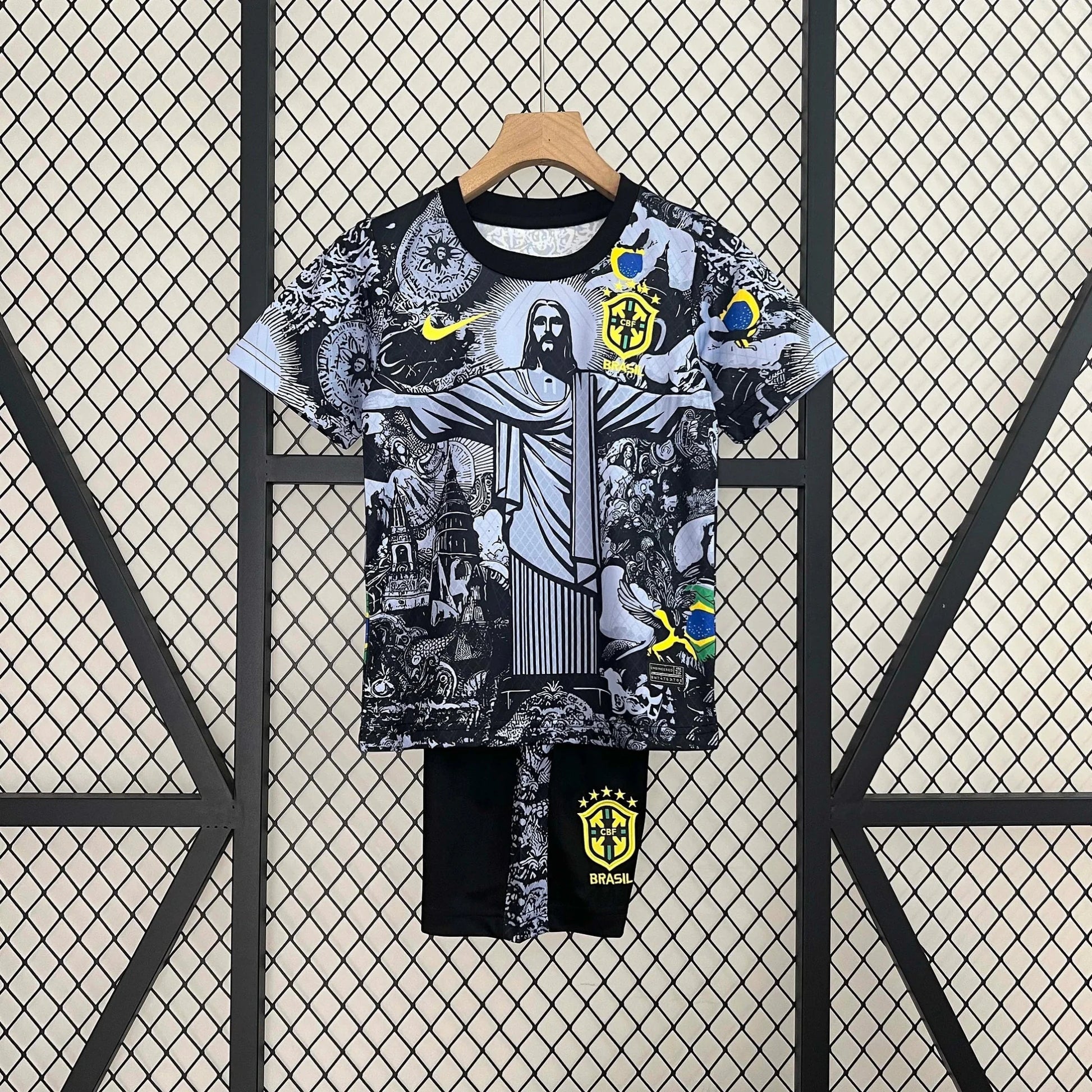 Brazil Jesus 2024 Special Jersey Kids