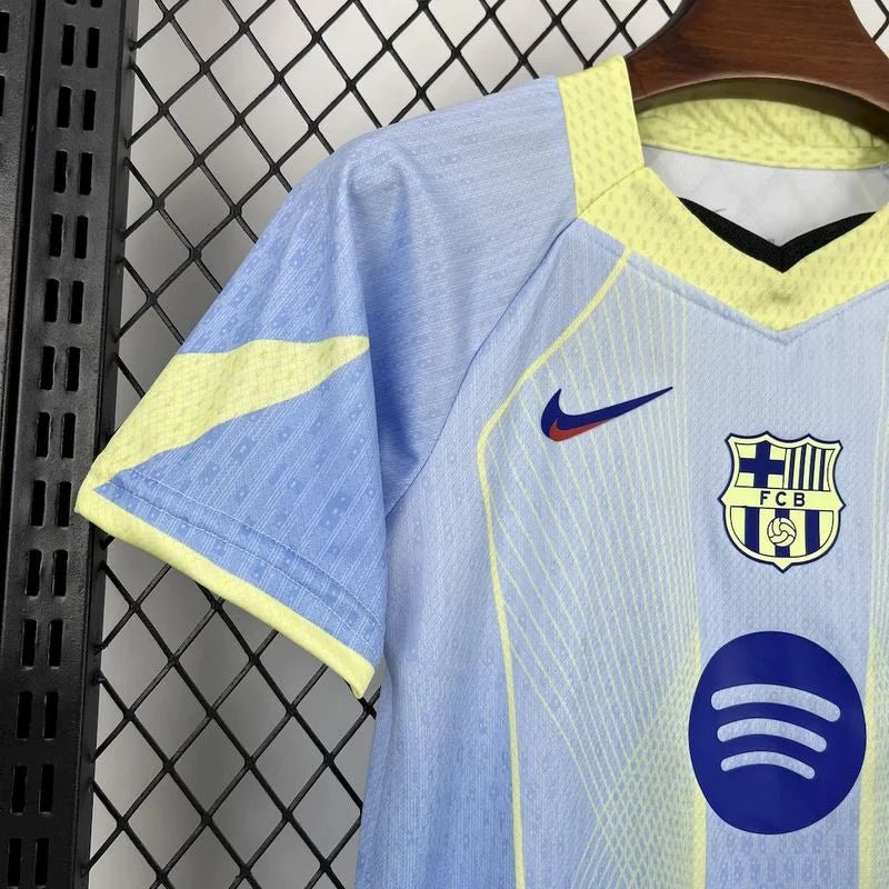 Barca 2025 Celeste Special Jersey Kids