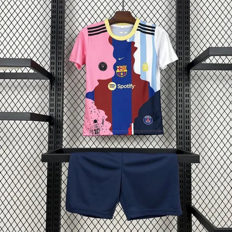 Barca 2025 Messi Legacy Jersey Kids