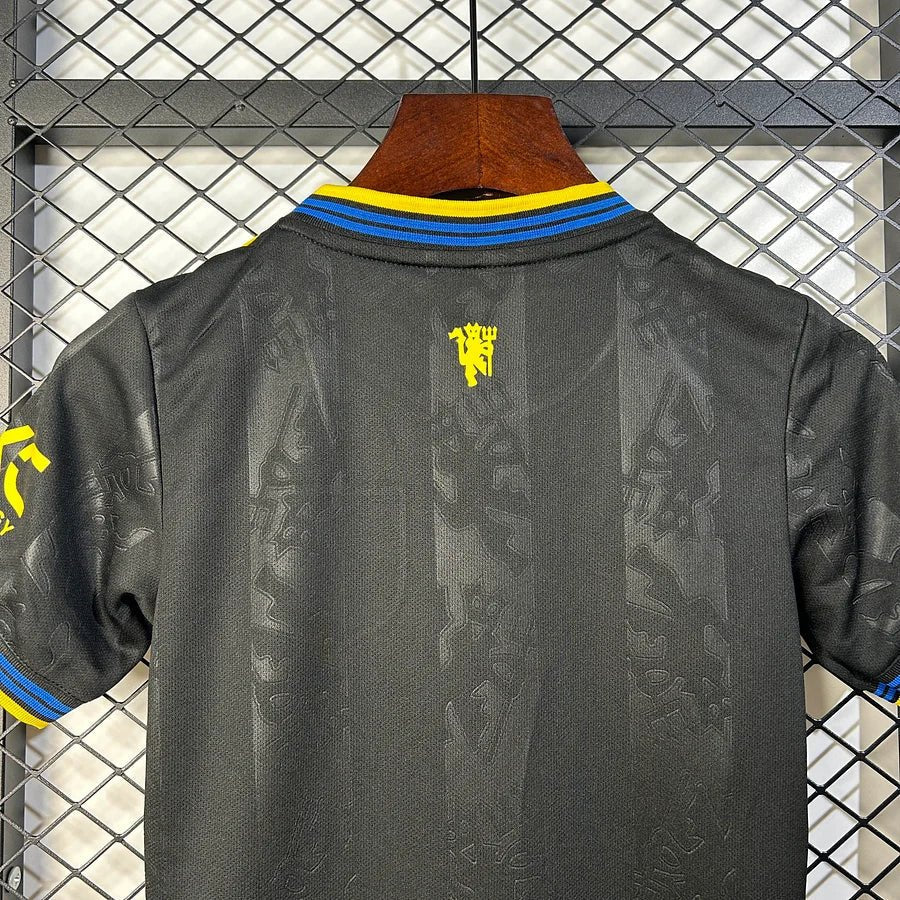 Man United 2025 Third Jersey Kids