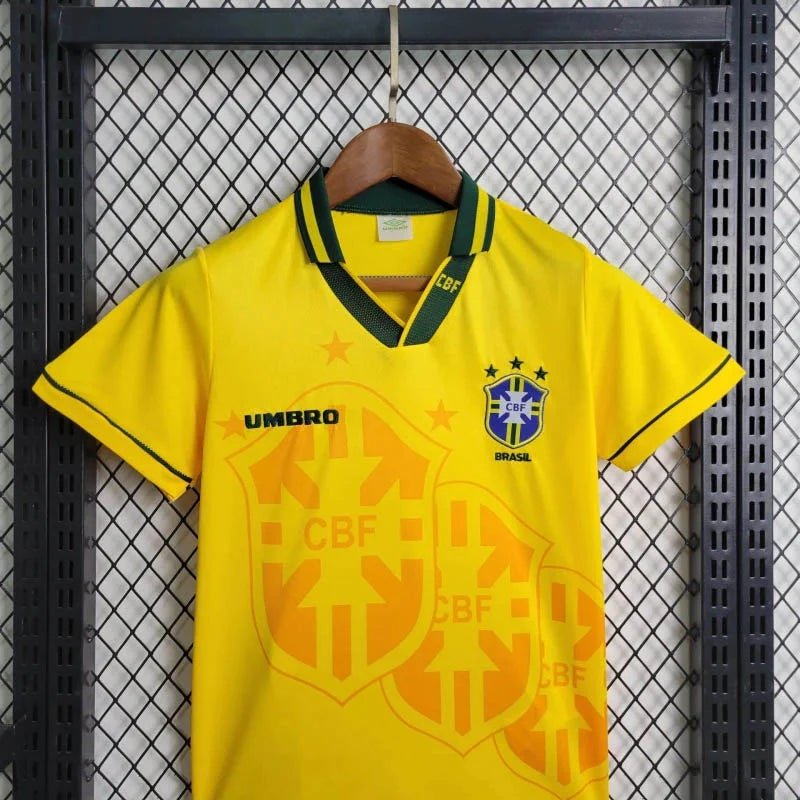 Brazil 1994 Home Jersey Kids
