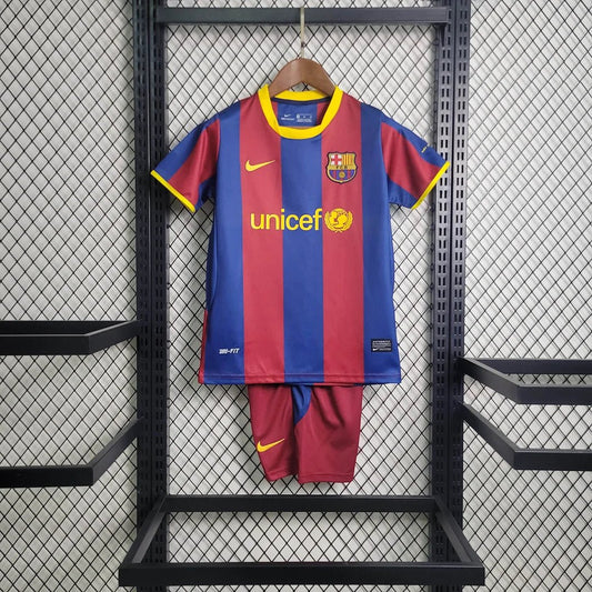 Barca 2010 Home Jersey Kids