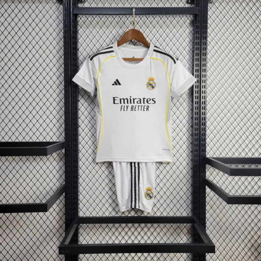 Real Madrid 2025 Home Jersey Kids