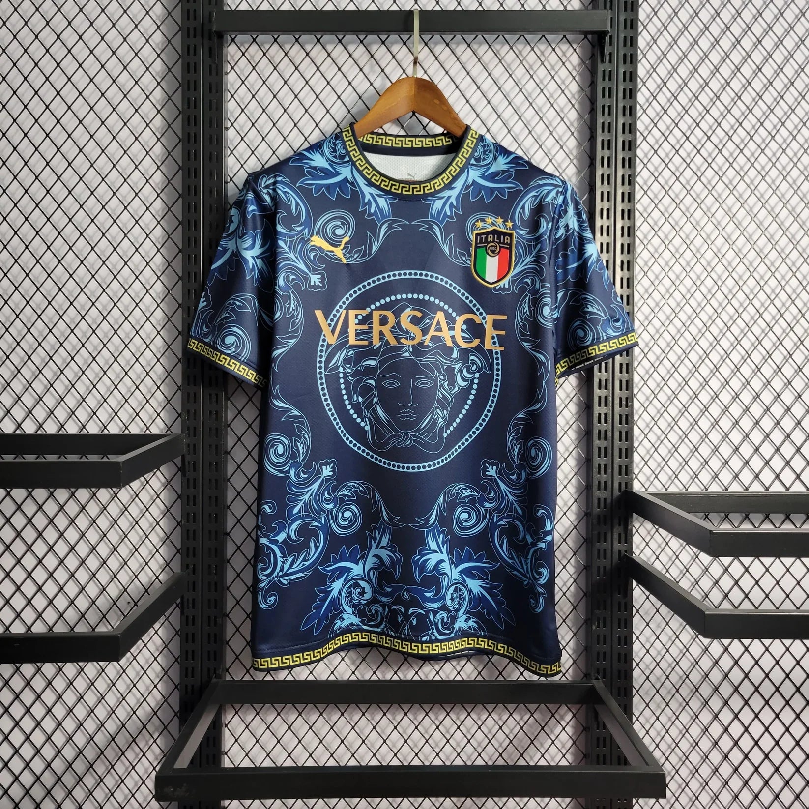 Italien Versace Blau Sonderausgabe