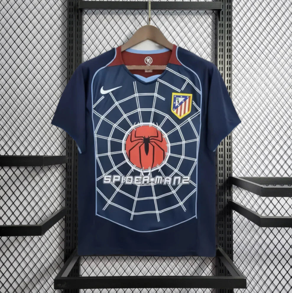 Atletico Madrid 2004/05 Spiderman Auswärtstrikot Sonderedition