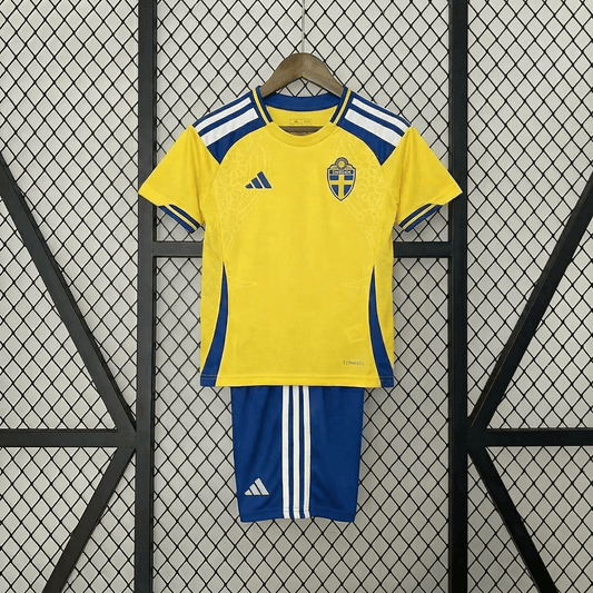 Sweden 2026 World Cup Home Jersey Kids
