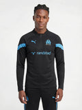 OLYMPIQUE DE MARSEILLE BLACK AND BLUE TRACKSUIT