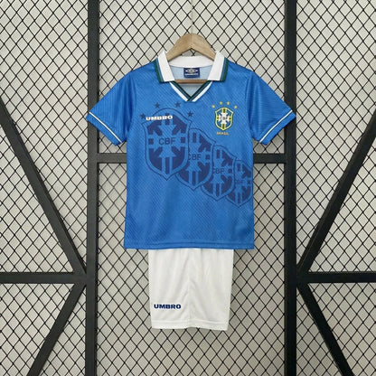 Brazil 1996 Away Jersey Kids