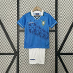 Brazil 1996 Away Jersey Kids