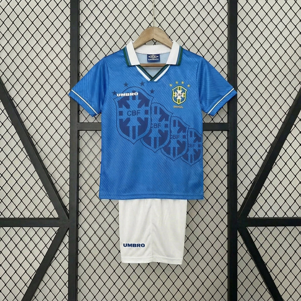 Brazil 1996 Away Jersey Kids