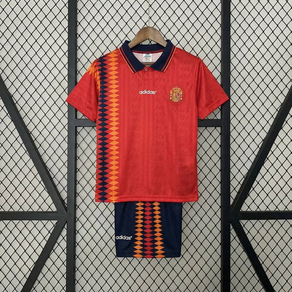 Spain 1994 Home Jersey Kids
