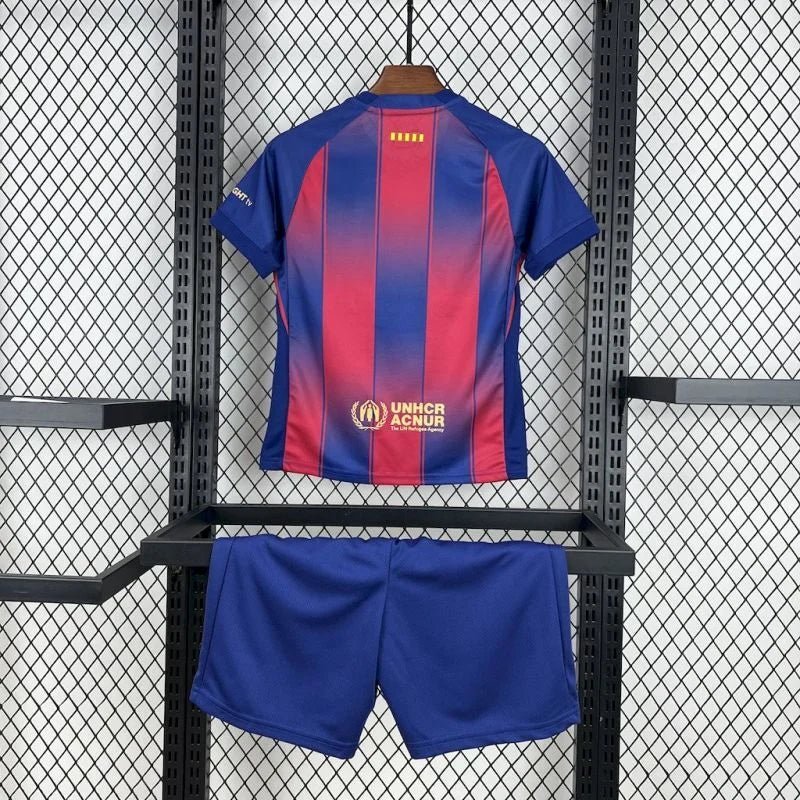 Barca 2025 Home Jersey Kids
