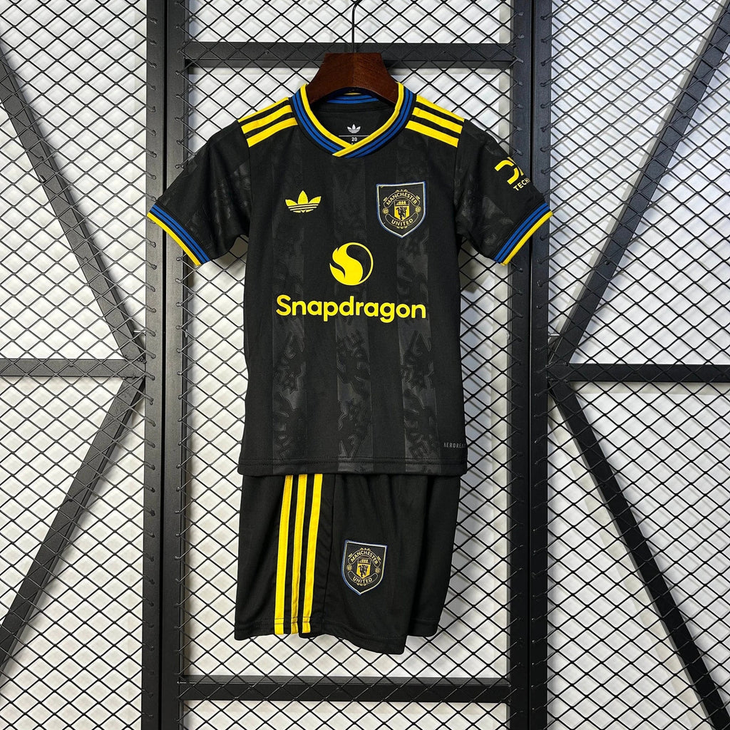 Man United 2025 Third Jersey Kids