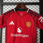 Man United 2025 Home Jersey Kids