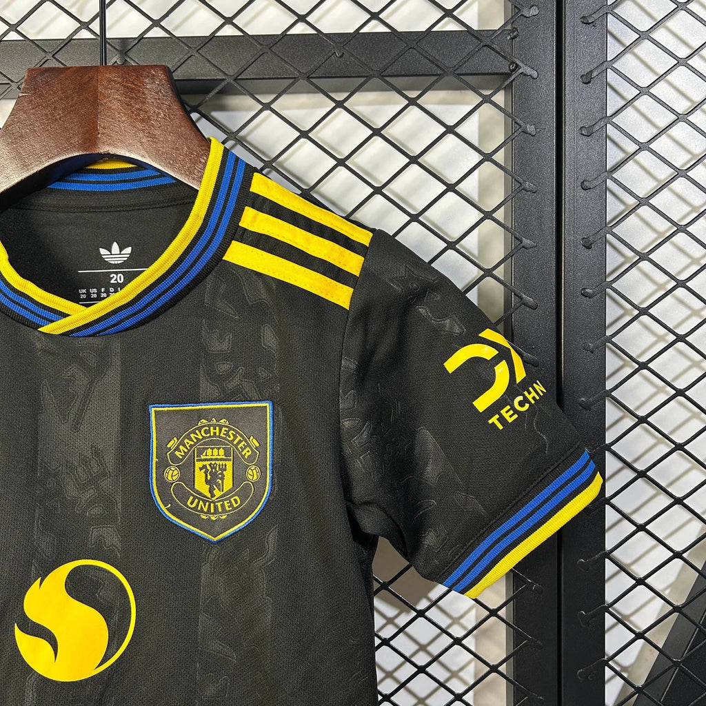 Man United 2025 Third Jersey Kids