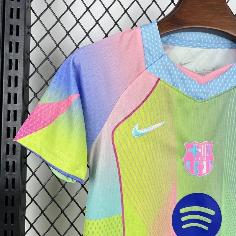 Barca 2025 Pink & Lilac Special Jersey Kids