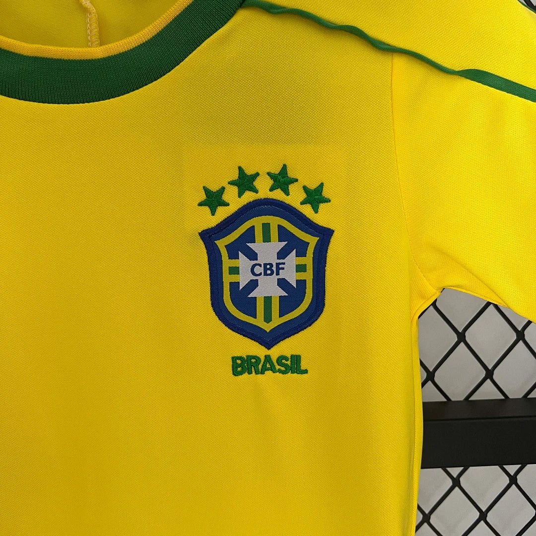 Brazil 1998 Home Jersey Kids