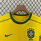 Brazil 1998 Home Jersey Kids