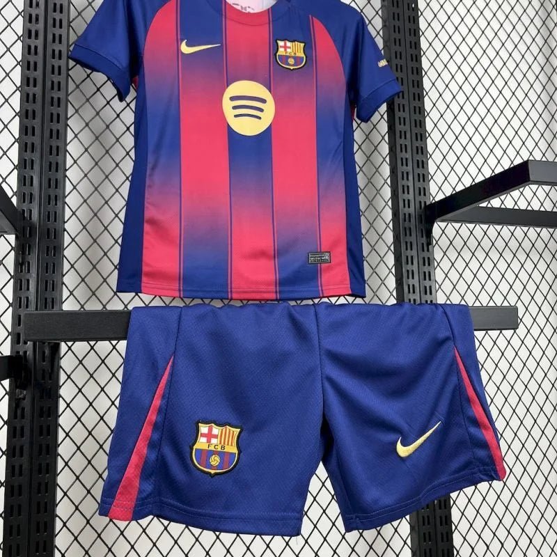 Barca 2025 Home Jersey Kids